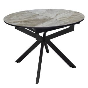 Стіл Атлас (Atlas) R105(138) Italy grey Glossy